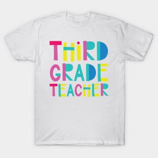 3rd Grade Teacher Gift Idea Cute Back to School T-Shirt